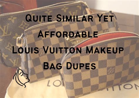 louis vuitton cosmetic bag dupe|knockoff louis vuitton duffle bags.